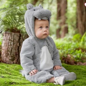 POTTERY BARN Hippopotamus Halloween Costume 12-18 months. Excellent Condition